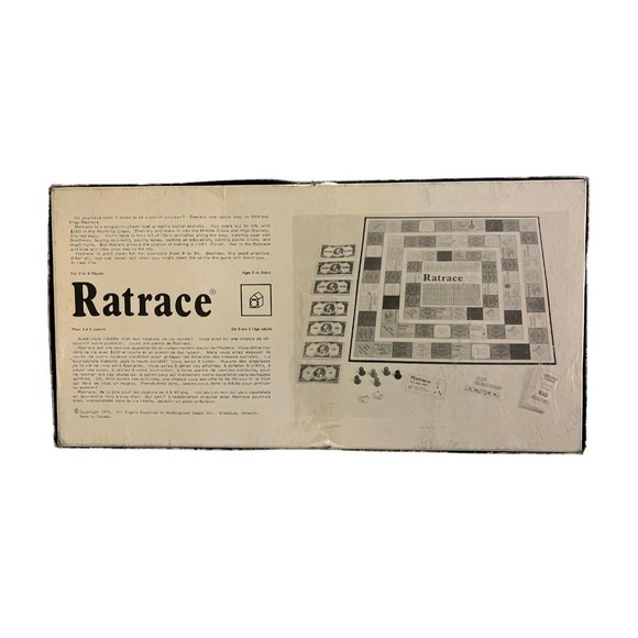 RATRACE GAME 1983 Waddington’s Two-Sided Game Board - Picture 2 of 4